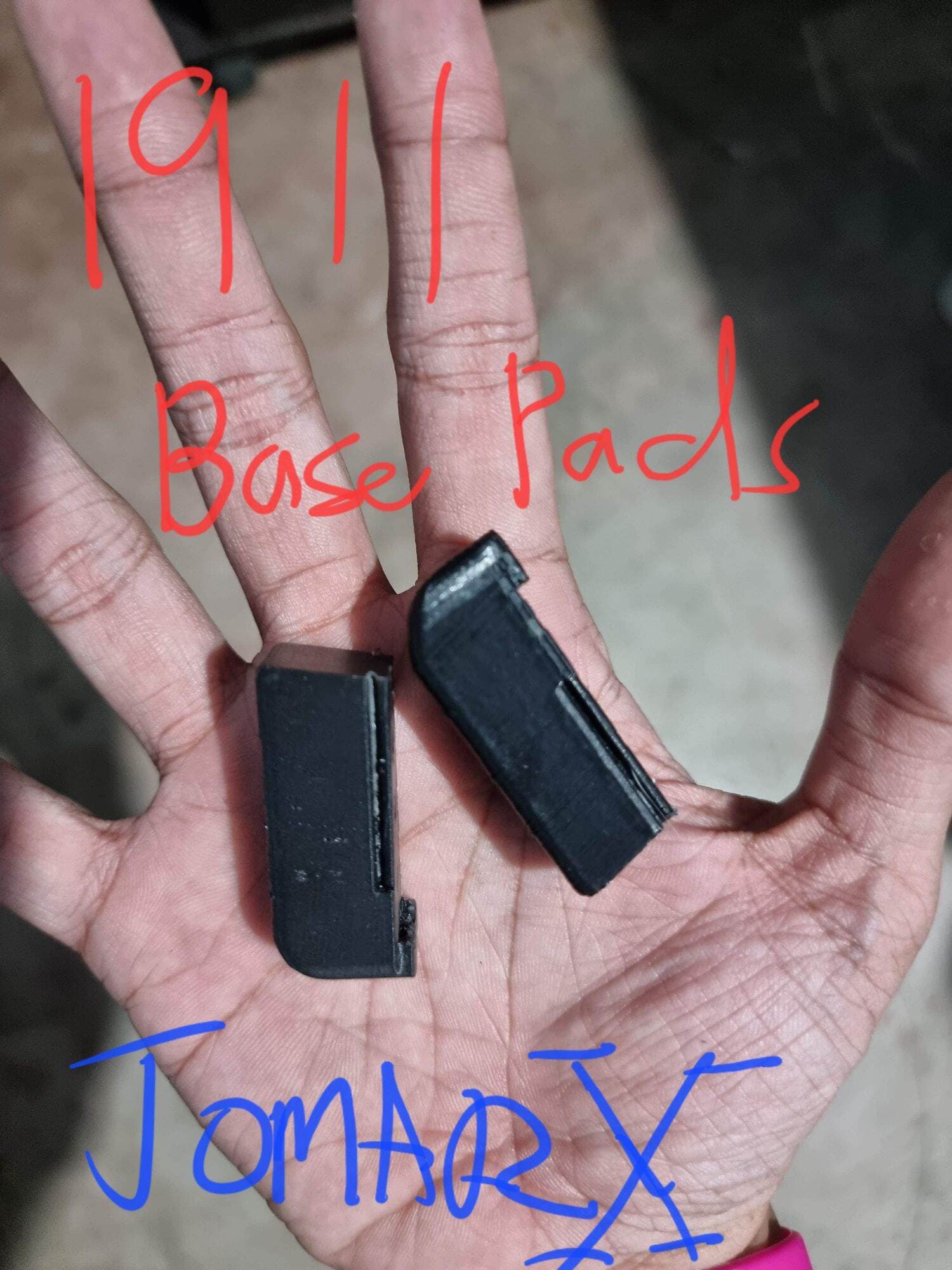 3d printed 1911 single stack base pad for Wilson (RS)