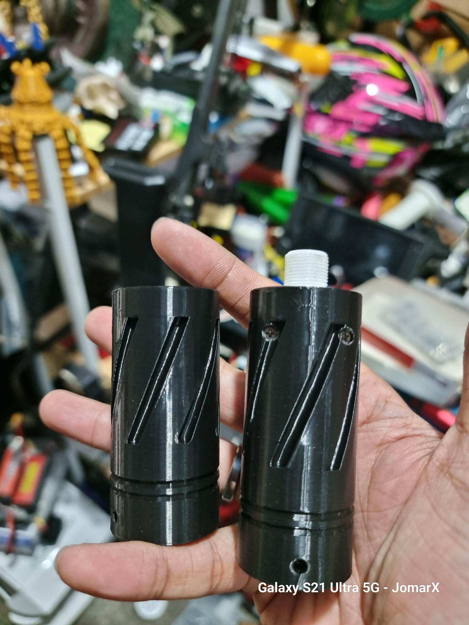 3d printed 3 inch Gel Blasters Hop TOY with threads for tracers