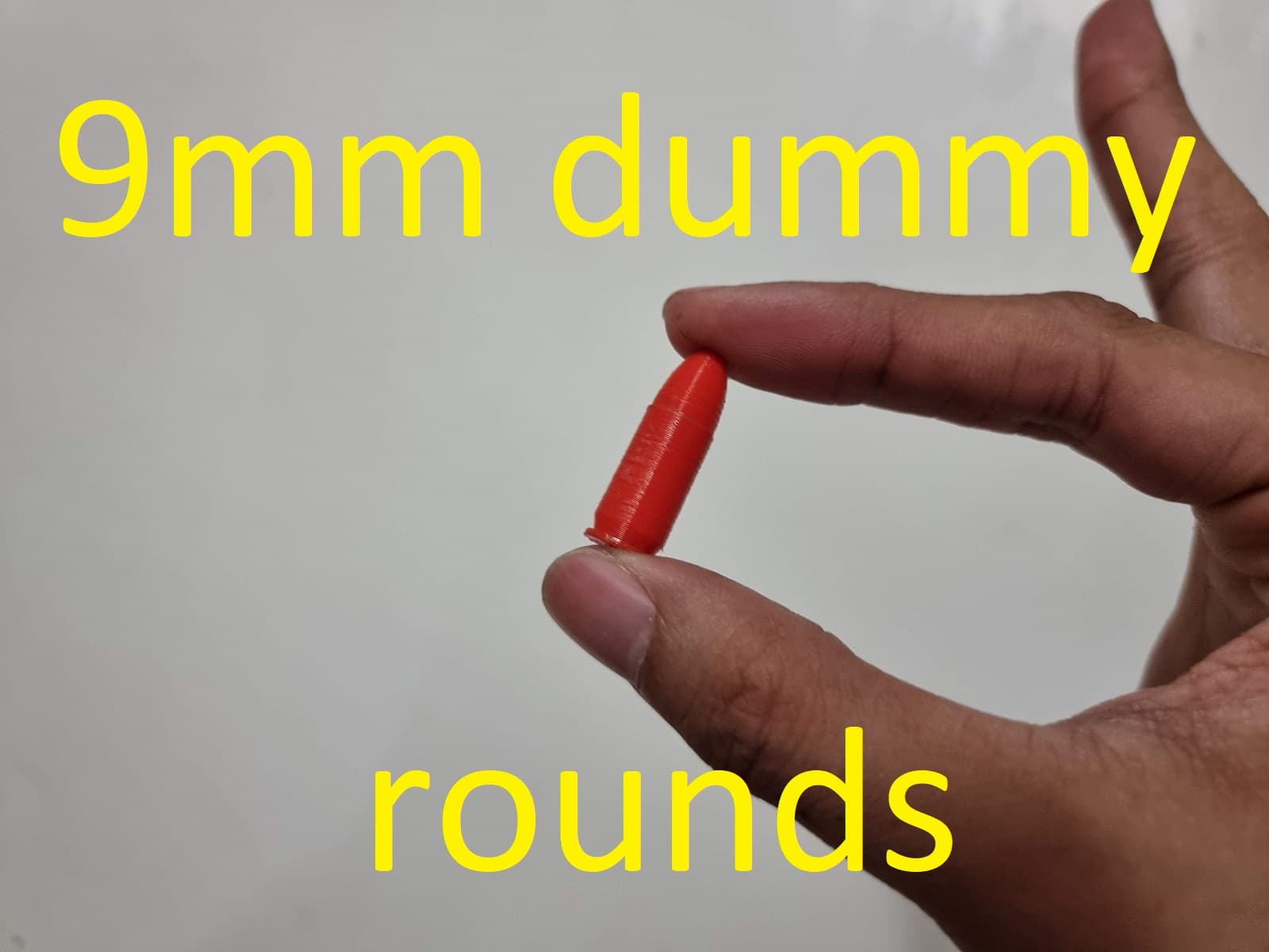 3d printed 9mm dummy rounds TOYs ONLY!!