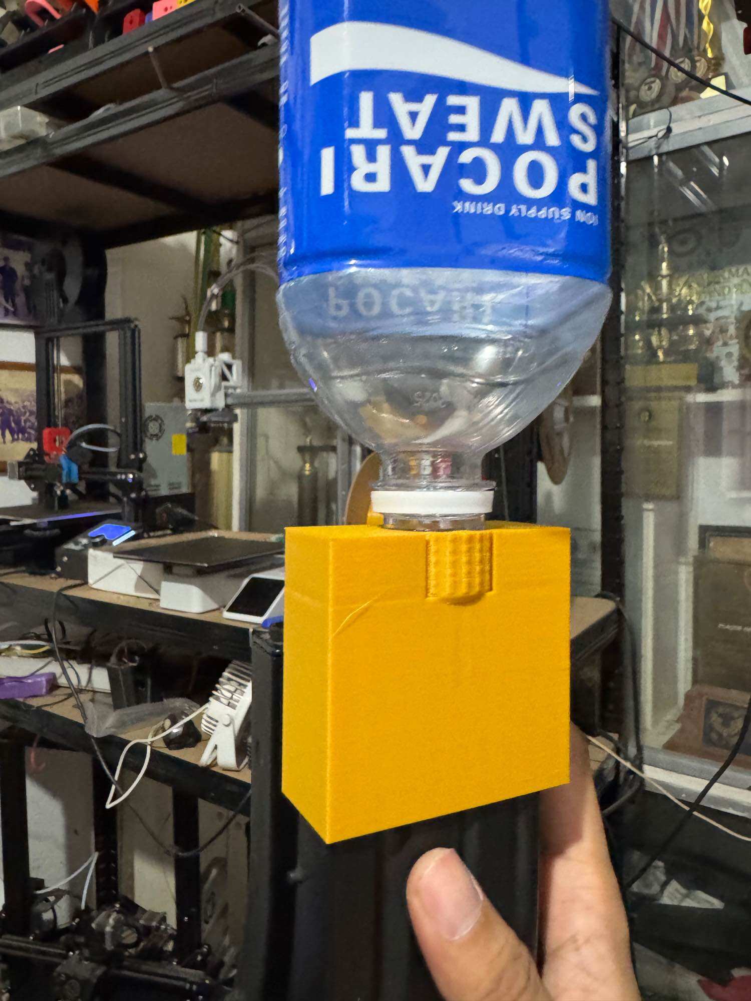 3d printed battle axe motorized mag bottle adapter