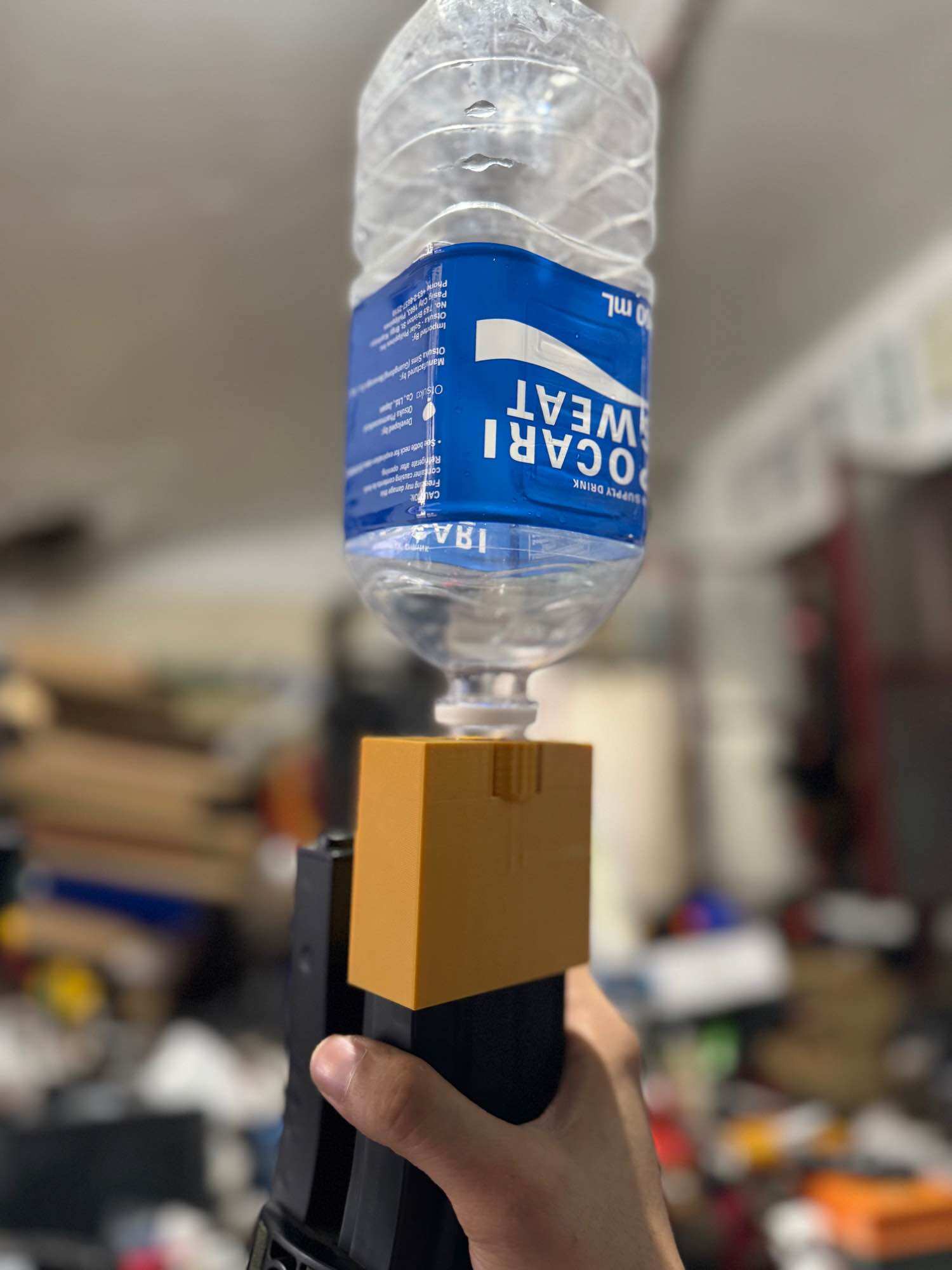 3d printed battle axe motorized mag bottle adapter