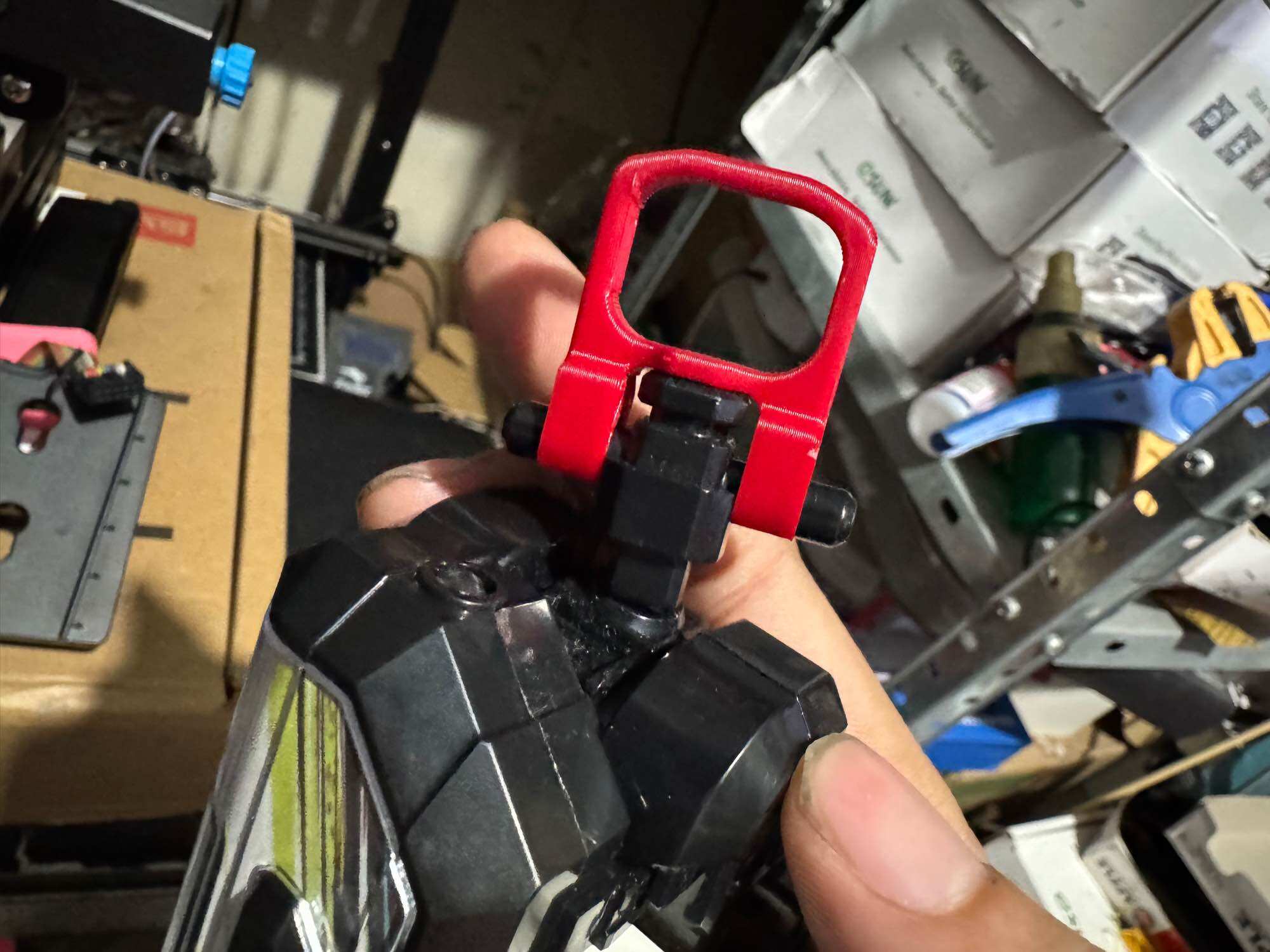 3d printed Beyblade X pull tab for string launcher