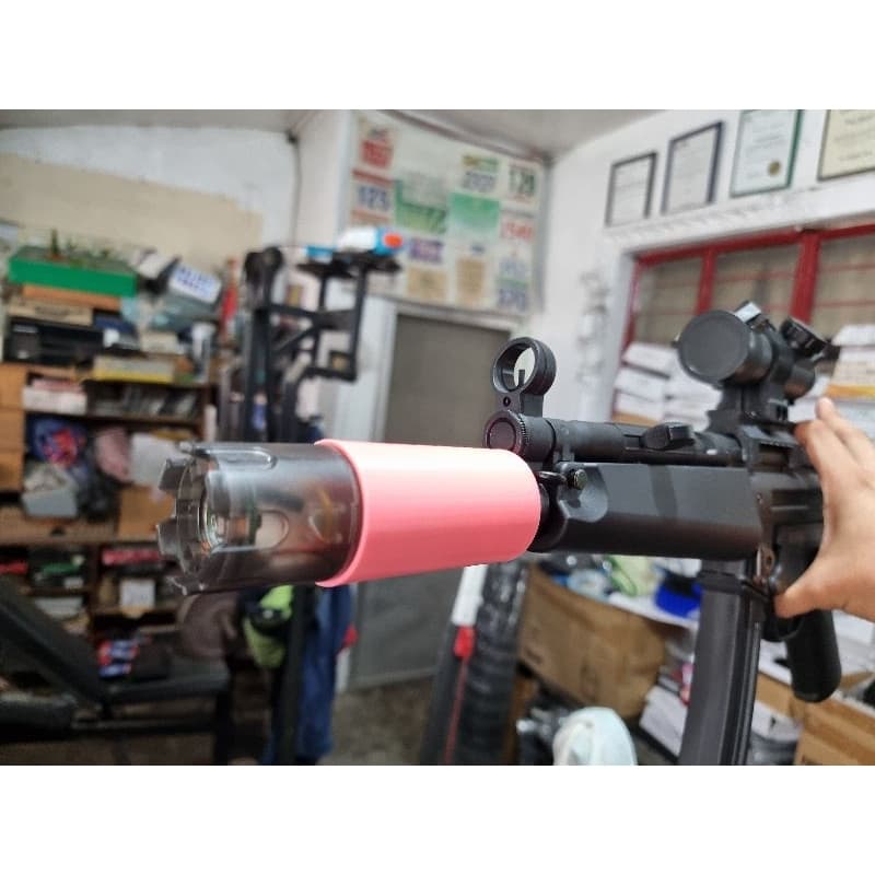 3d printed Cyma MP5s Gel Blaster Spitfire Adapter