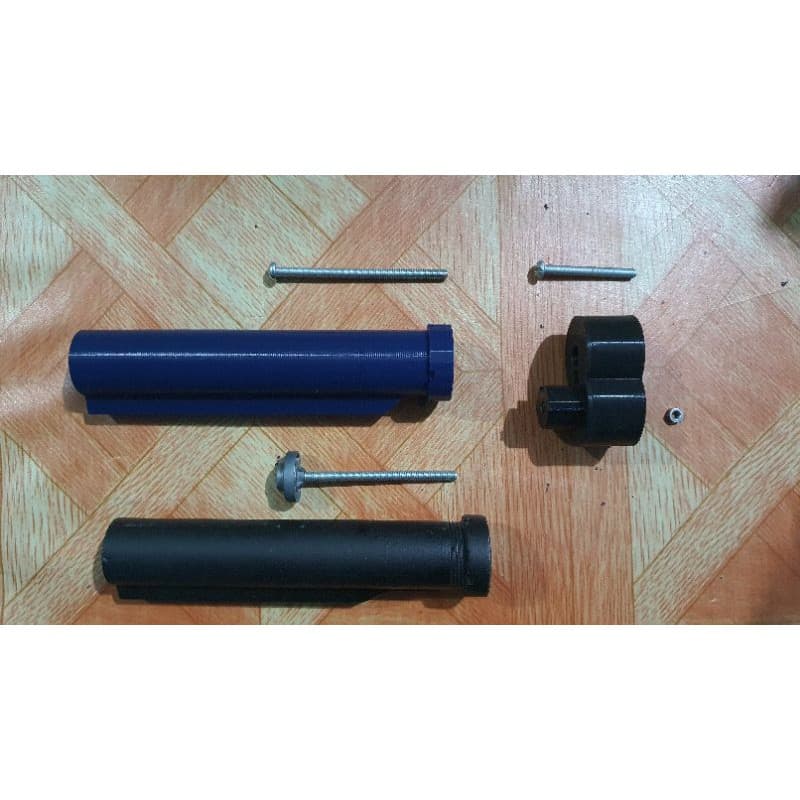 3d printed Drop Stock Adapter with screw set
