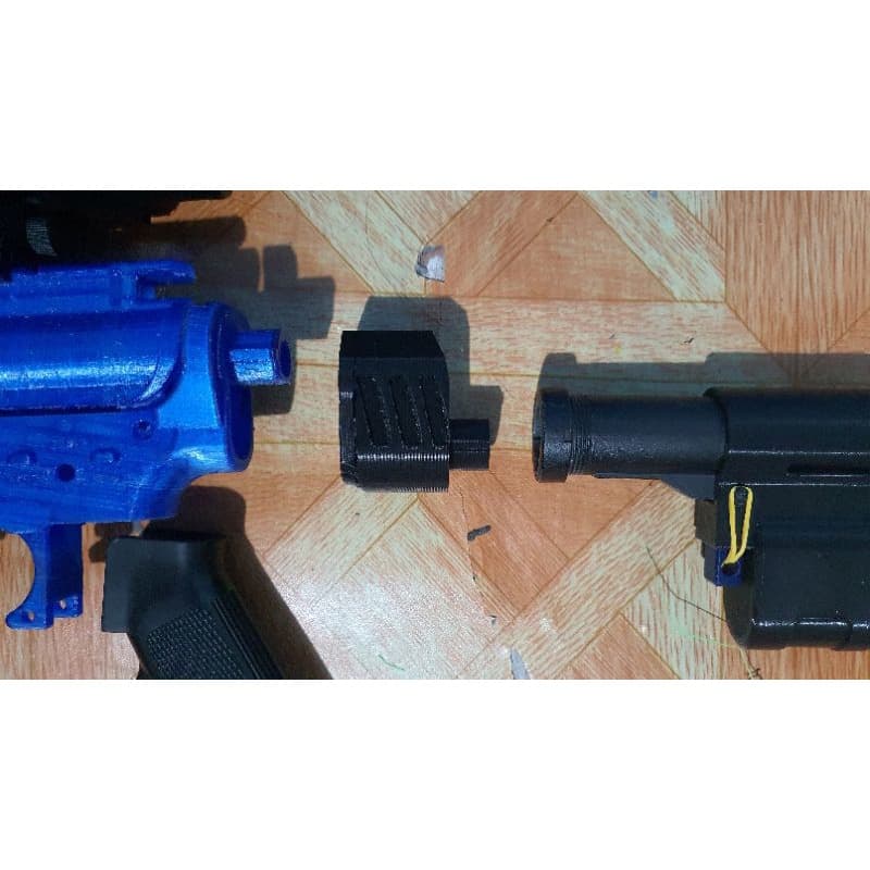 3d printed Drop Stock Adapter with screw set