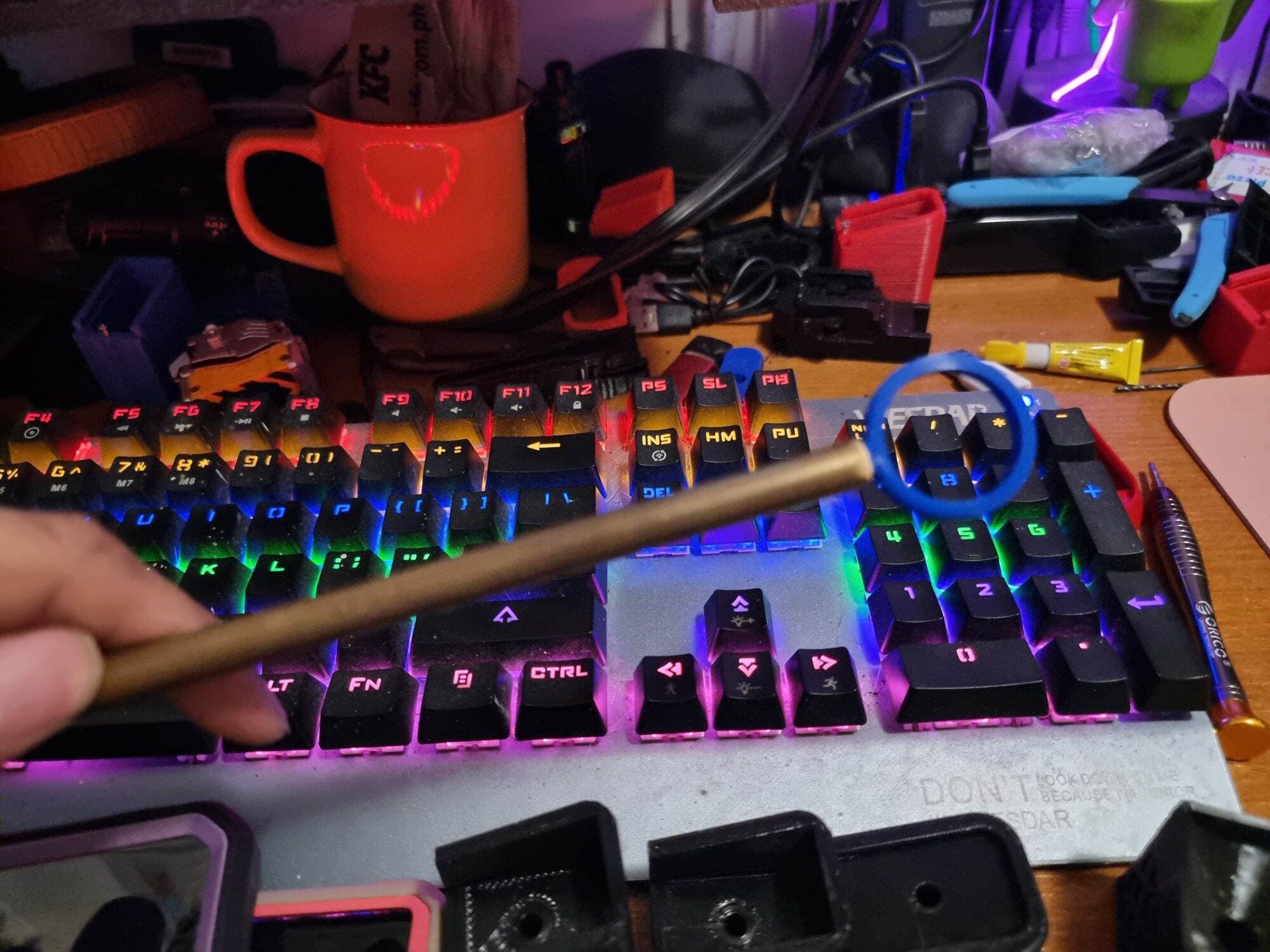 3d printed GBB Gel Blasters Cleaning Rod for SoftAir