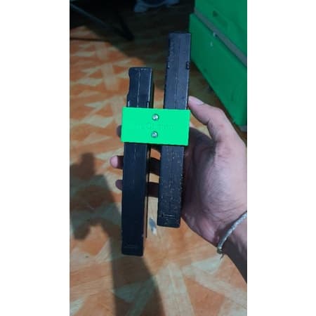 3d printed HLCustom's Dual mag holder mp.5 / PCC 45