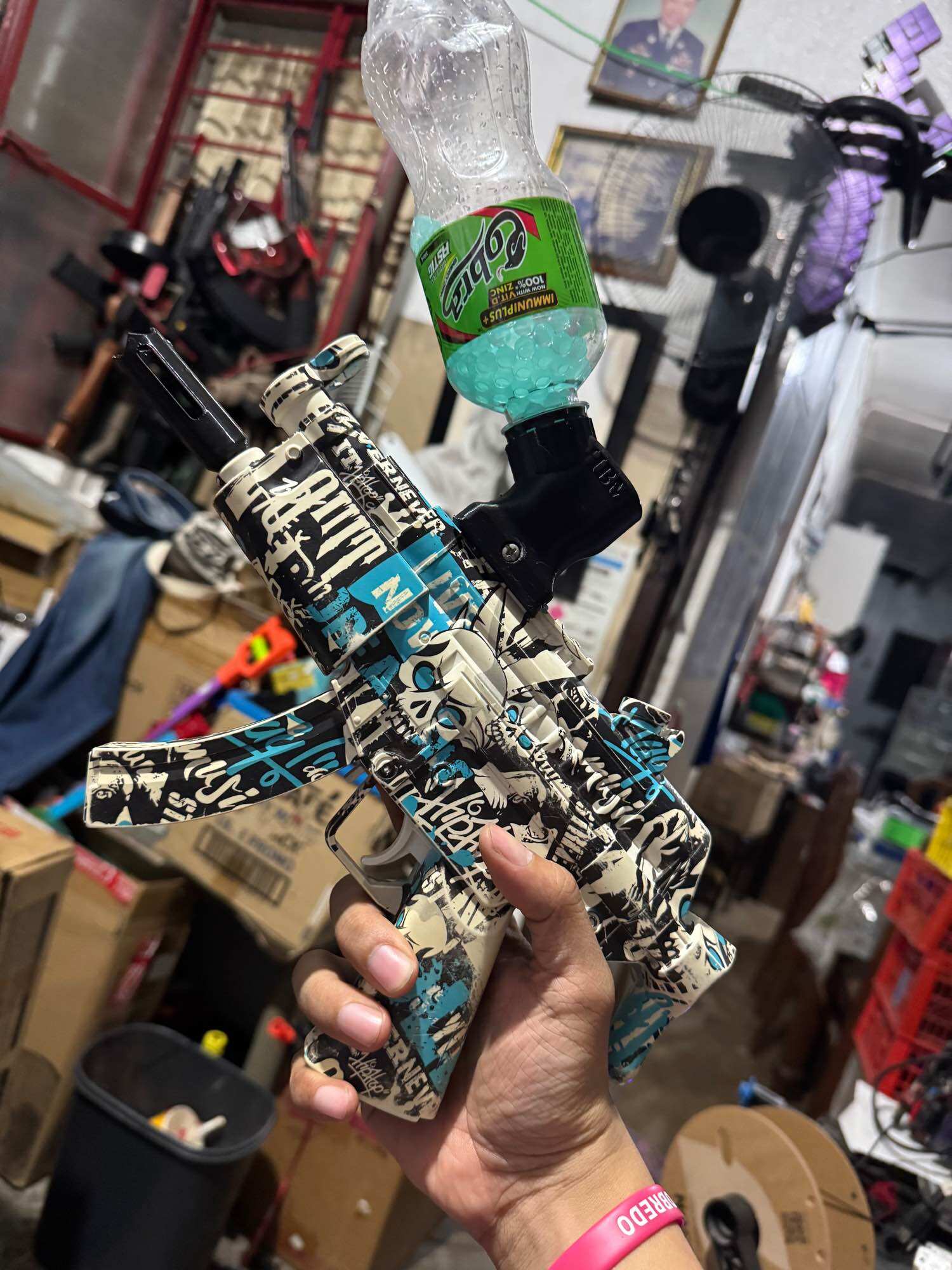 3d printed hop up for kids gel blasters