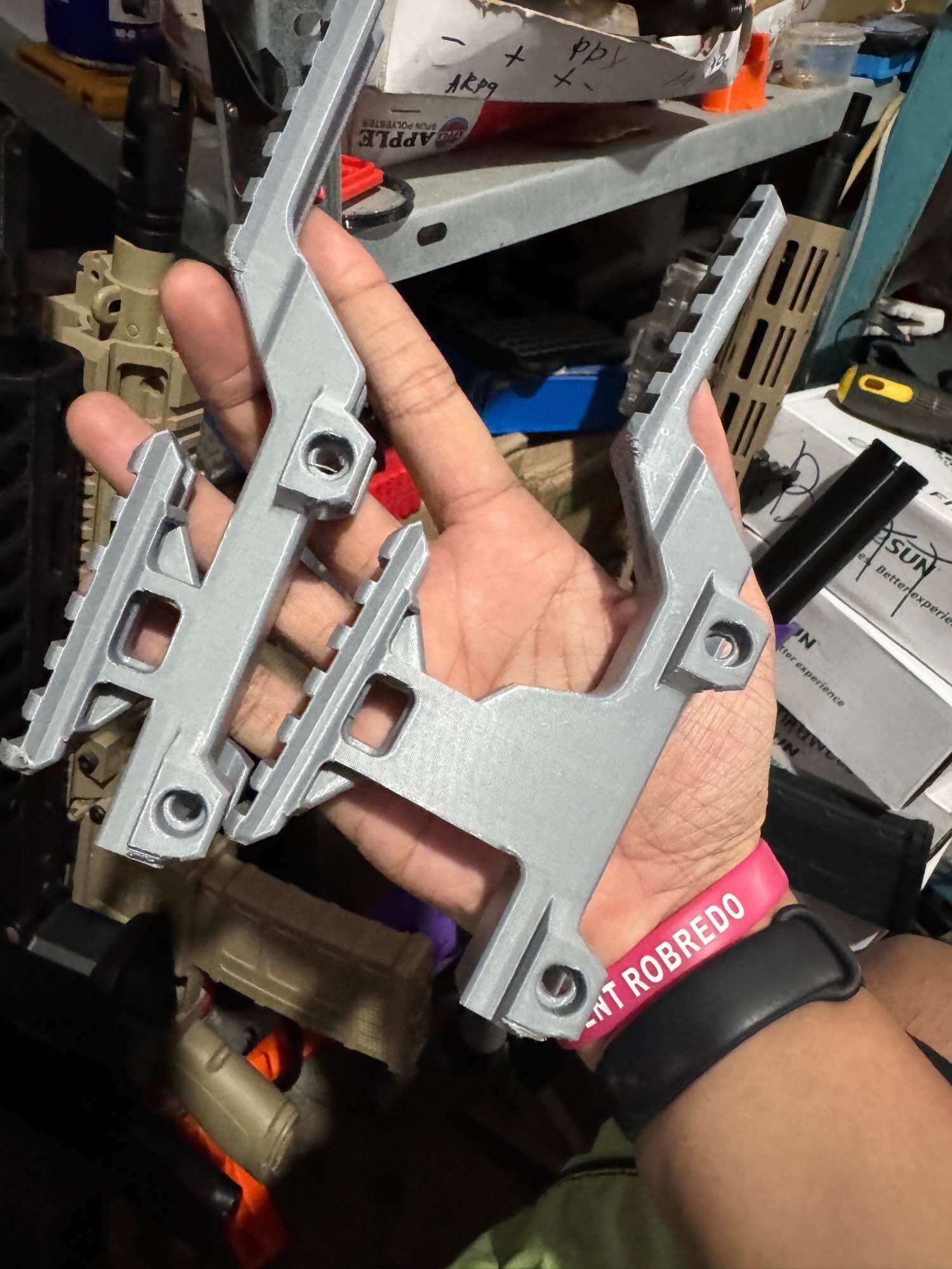 3d printed hydra inspired rail riser TOYS