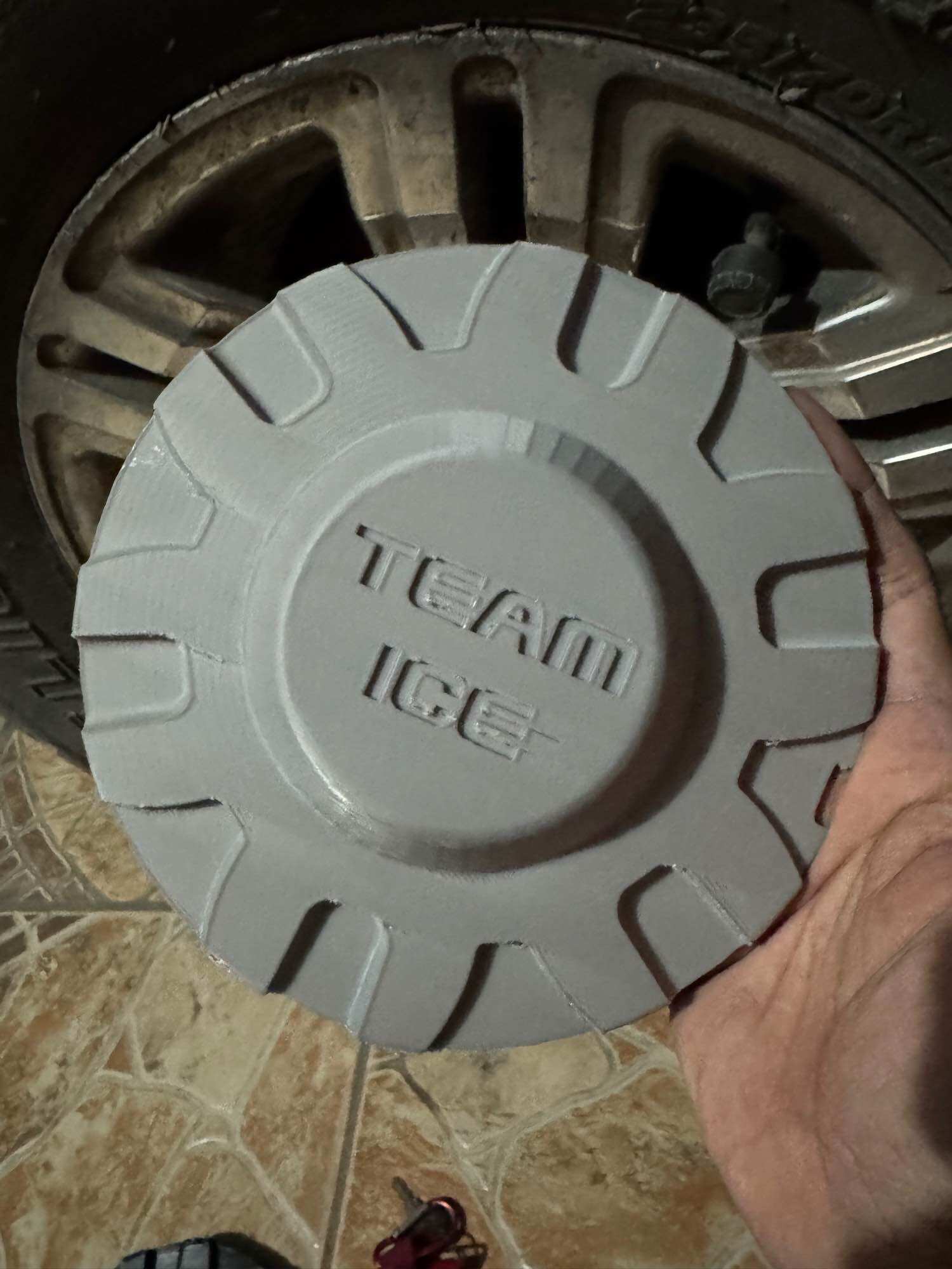 3d printed ISUZU sportivo wheel cover center cap