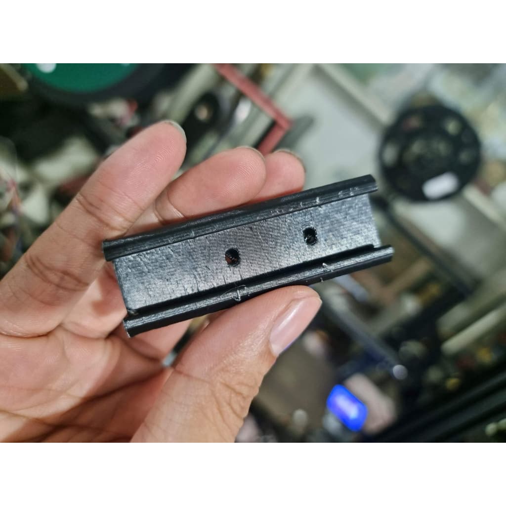 3D printed NERF to Pctny Rail connctor for TOY NERFs