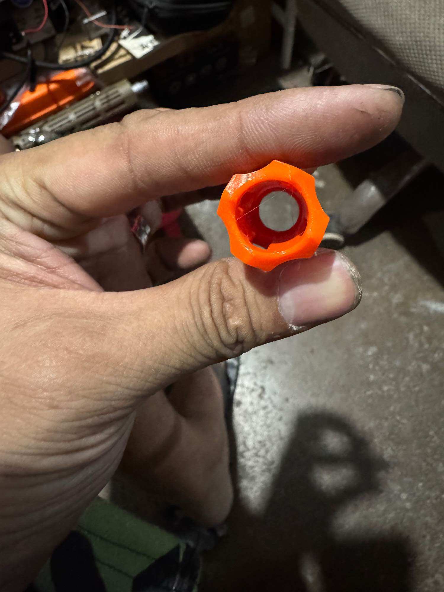 3d printed orange tip CCW 14mm flashhider soft air gel blasters TOYS
