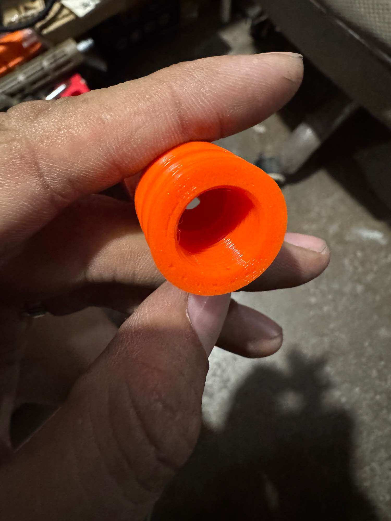3d printed orange tip CCW 14mm flashhider soft air gel blasters TOYS