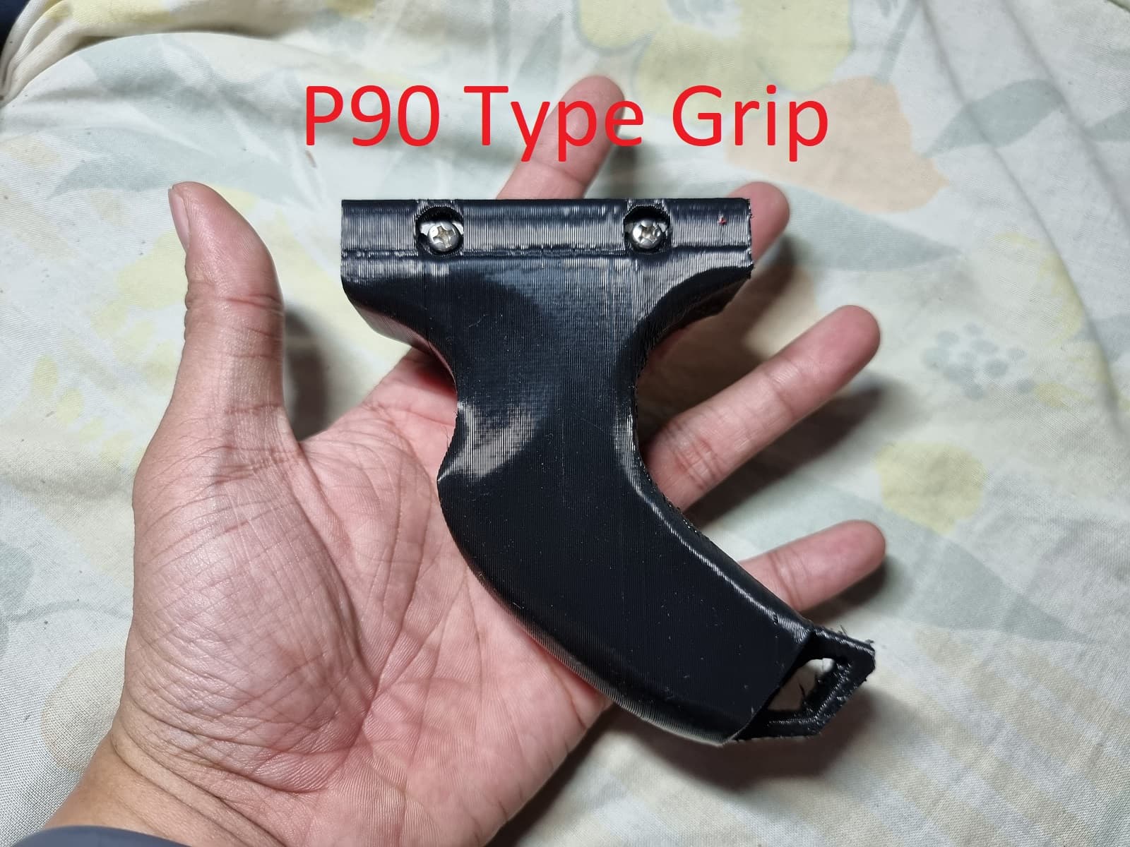 3d printed P90 type TOY grips