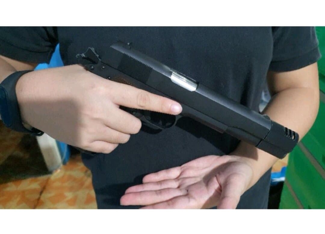 3d printed PLASTIC 1911 Compensat0r for WE softAirs TOYS