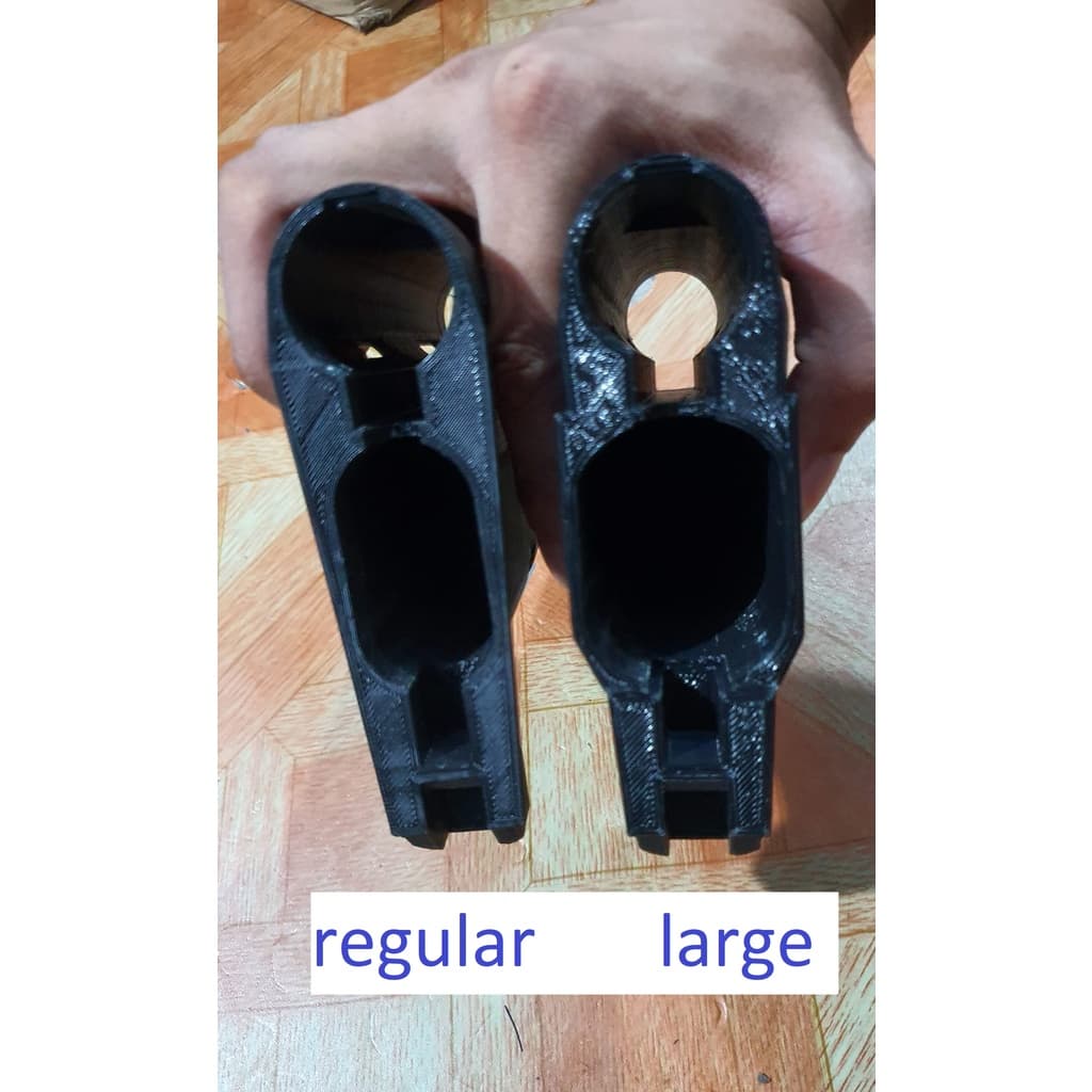 3d printed Rear Battery Stock for TM / JG / E&C for Softair / Gel Blaster