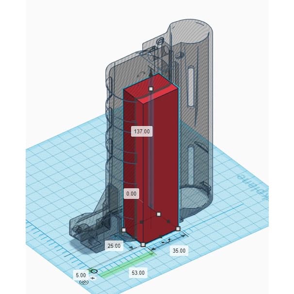 3d printed Rear Battery Stock for TM / JG / E&C for Softair / Gel Blaster