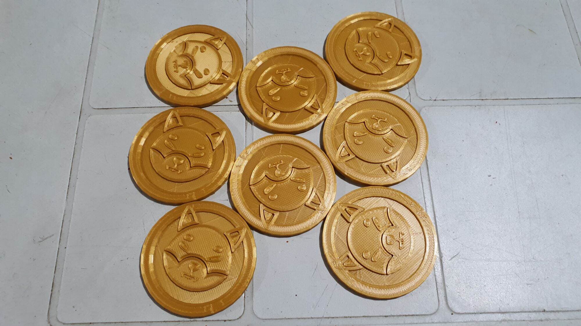 3d printed Shiba Inu Cryptocurrency Coin