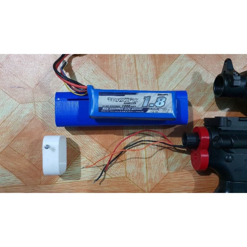 3D Printed SpeedBall Battery Stock by JomarX