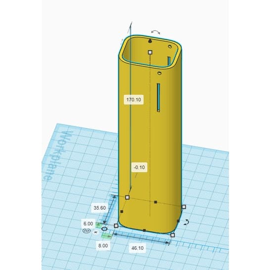 3D Printed SpeedBall Battery Stock by JomarX