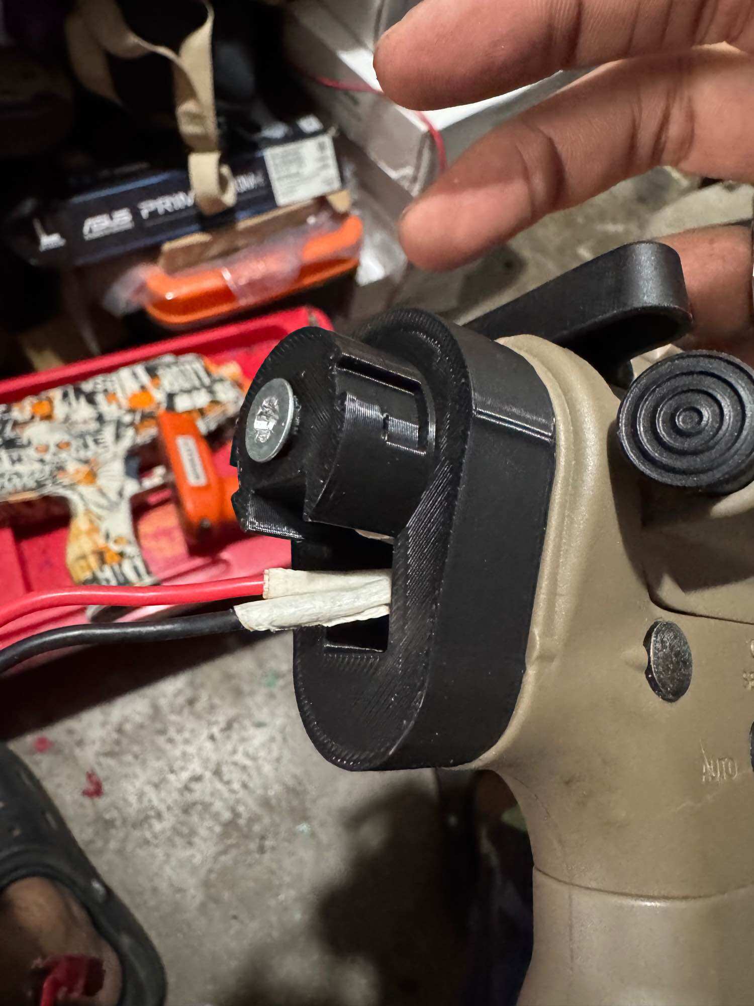 3d printed Stock adapter for WD PDX to standard TOY M4/ARs