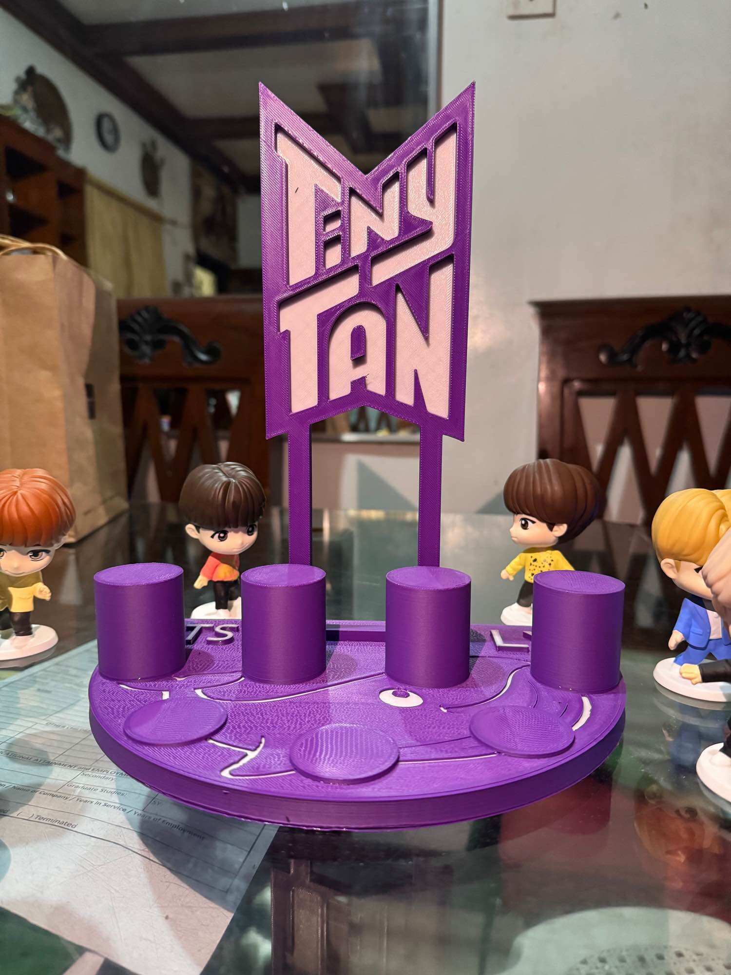 3d printed TinyTan display stands