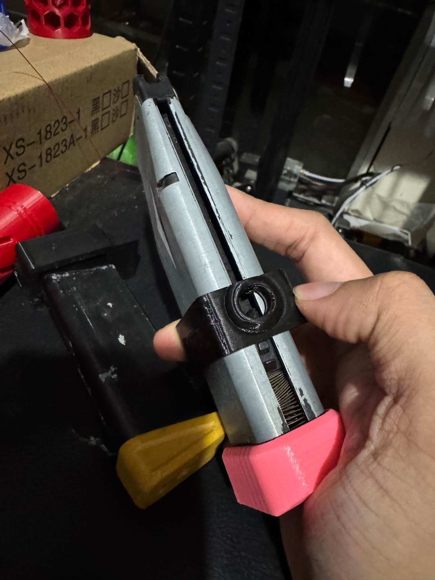3d printed TOY PLASTIC magz loader for soft air TOYS
