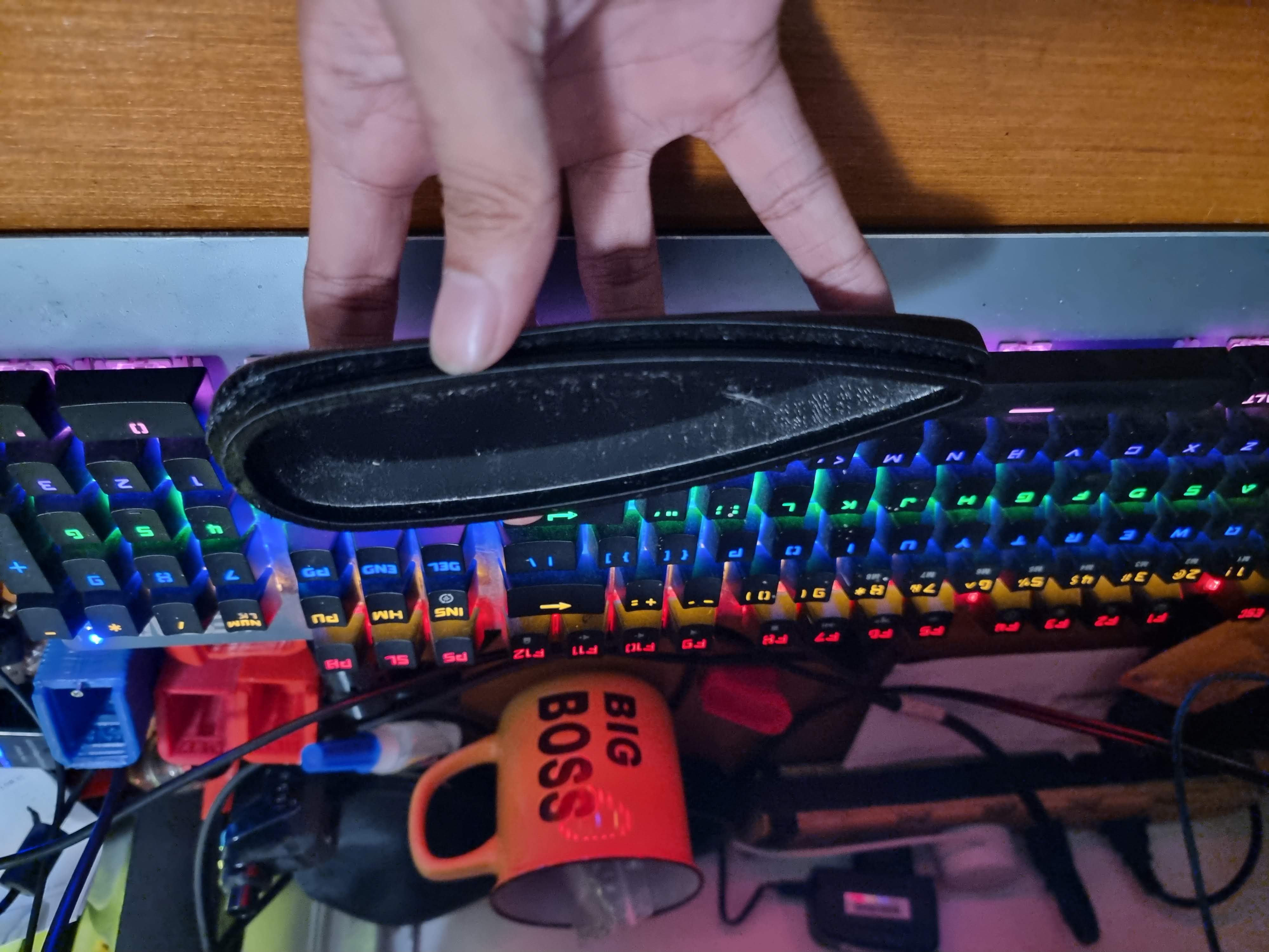 3d printed TOY Steyr AUG rubberized butt plates