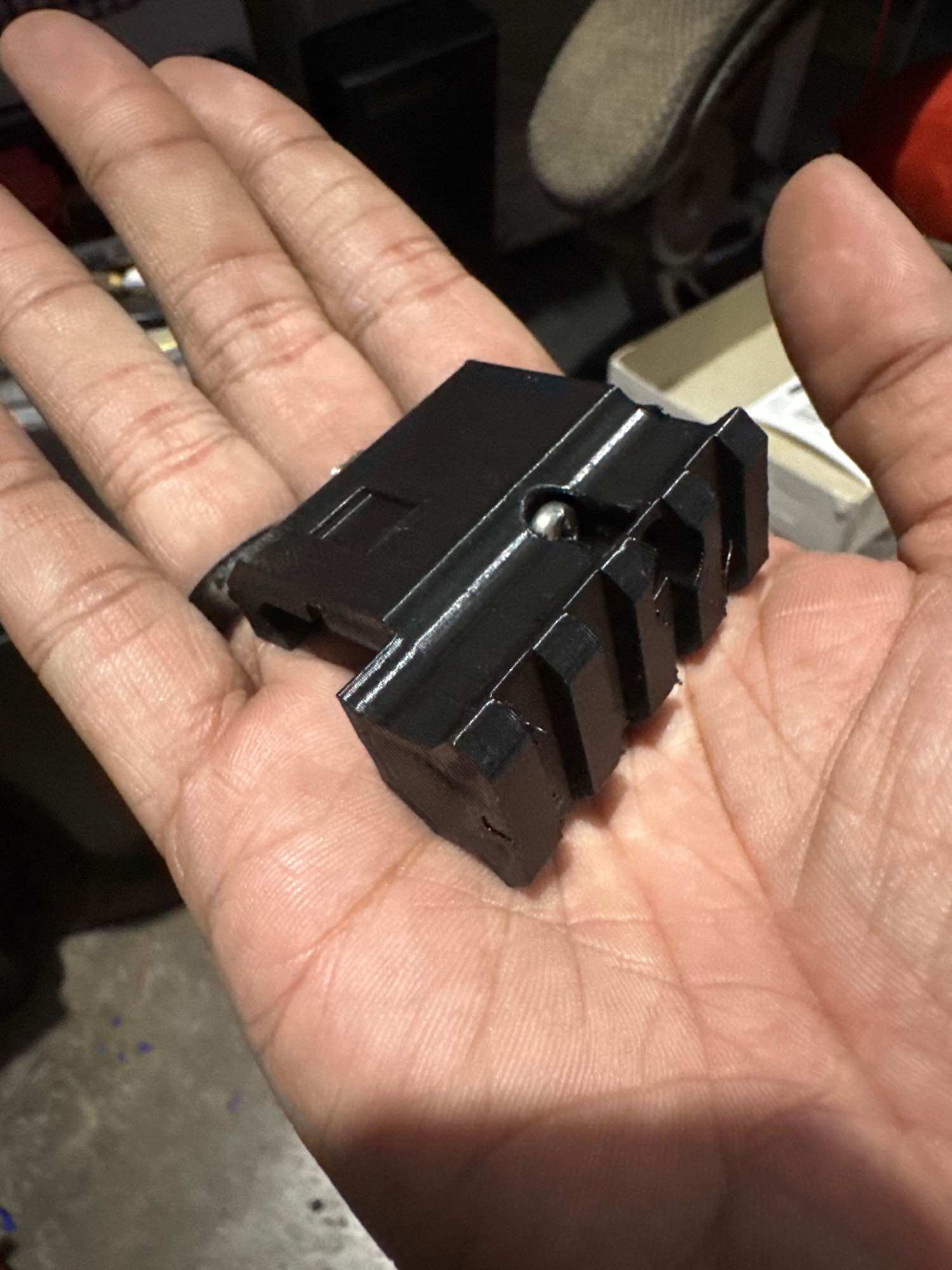 90 degree angled rails mount
