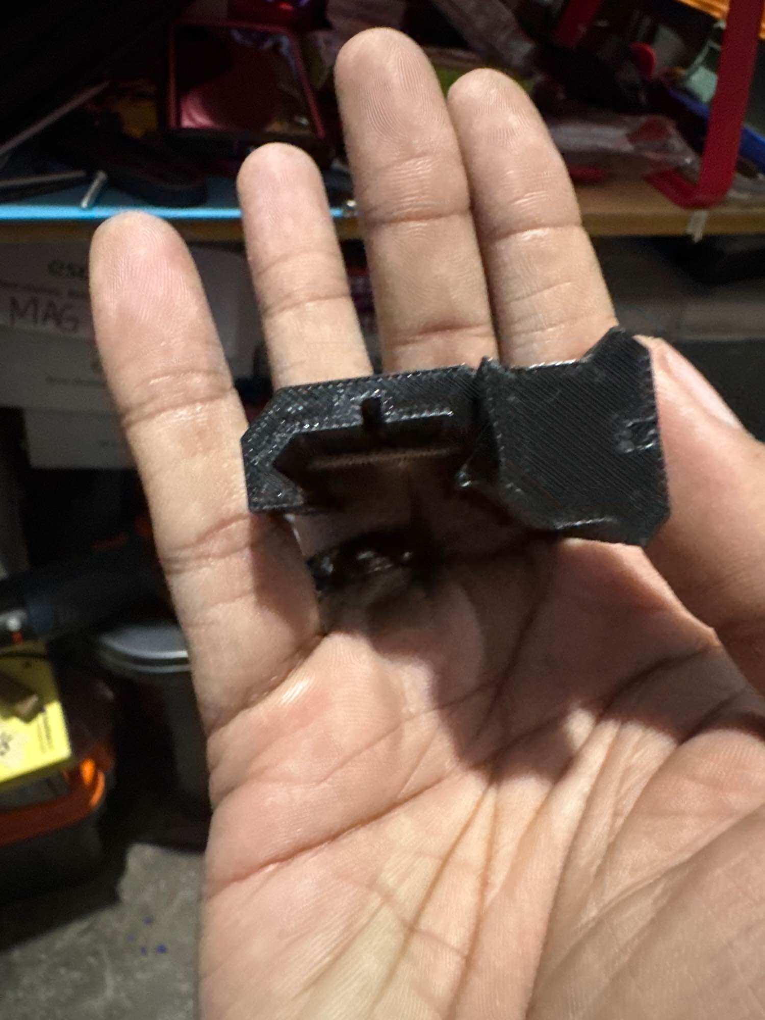 90 degree angled rails mount