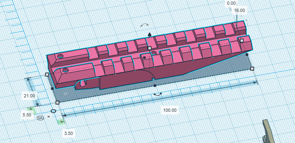 gel blaster AK 3D printed PLASTIC sight rails