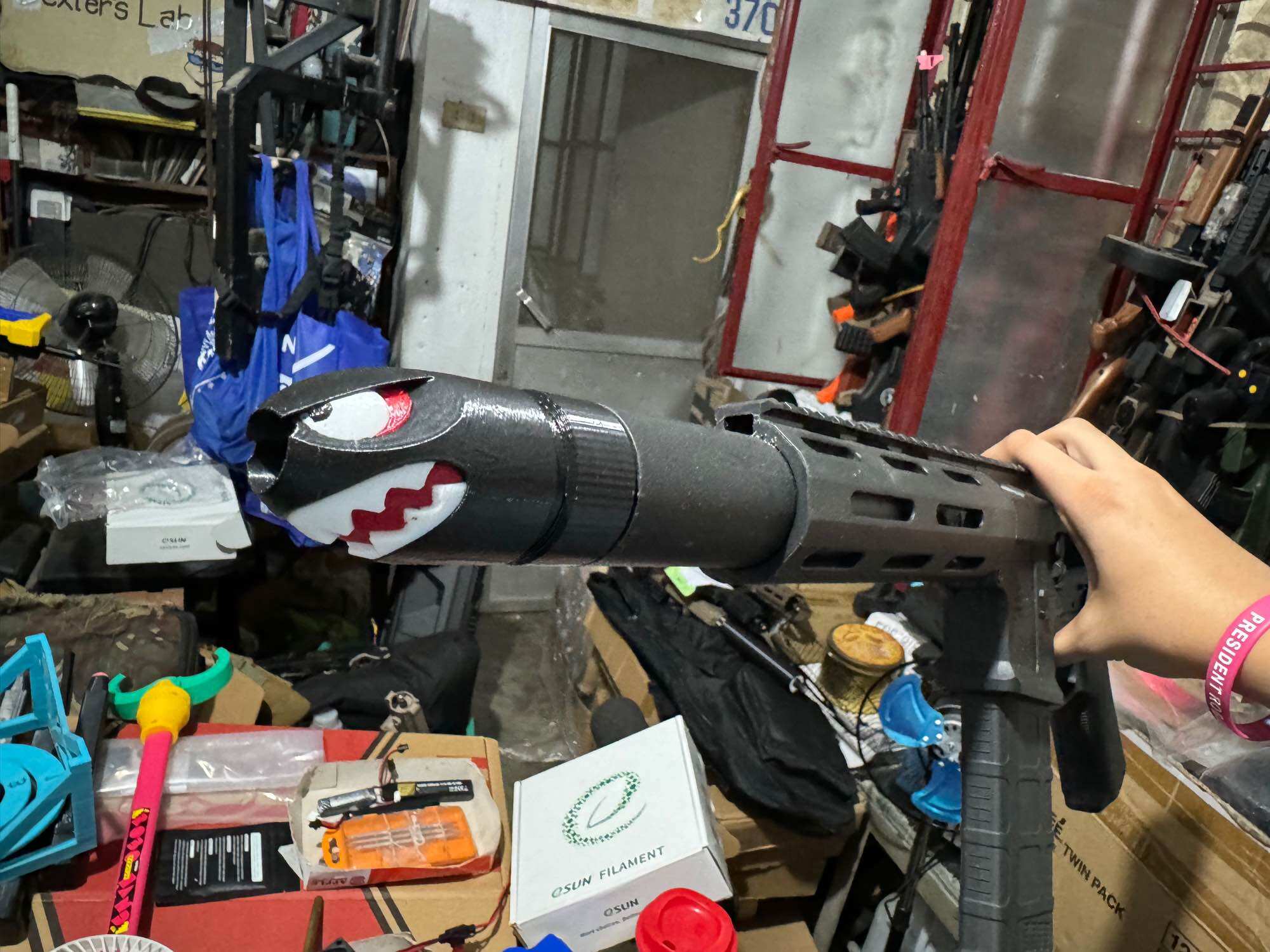 Jomarx 3d printed bullet style hop up for Honey badger Cyma TG