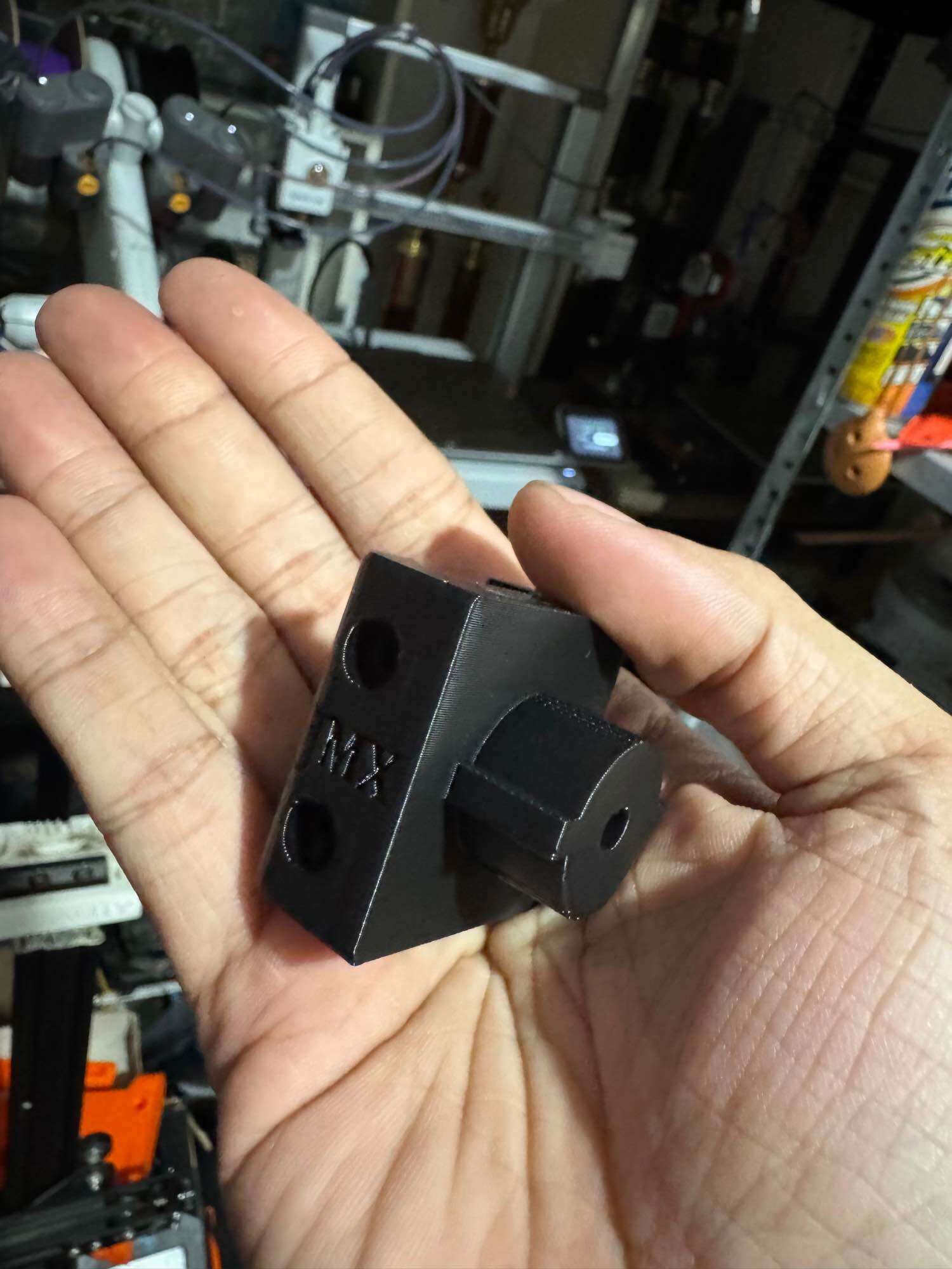 JomarX 3D printed Rails to tube adapter for sijun MCX TOY
