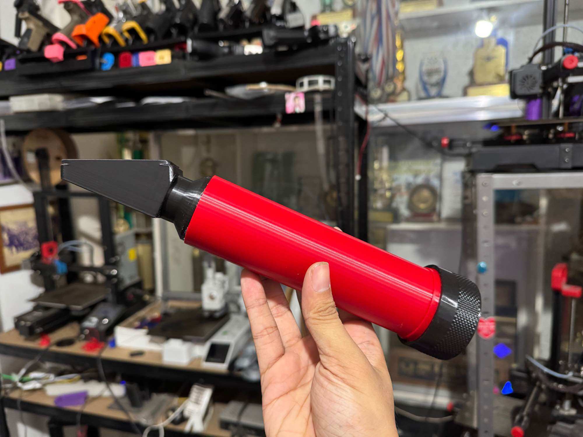 JomarX 3D printed speedball battery grip
