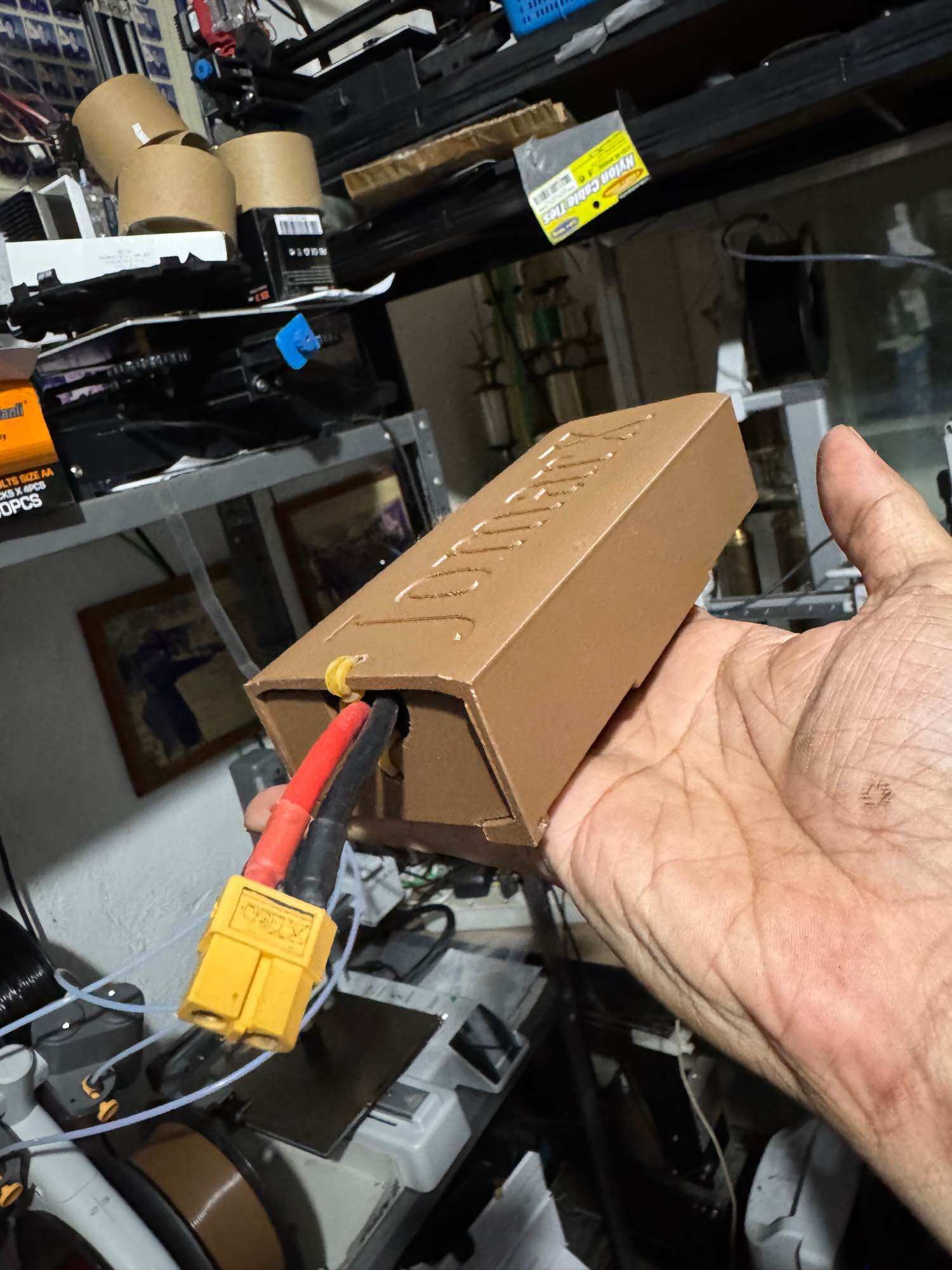 Jomarx big battery storage box rails for gel blasters TOYS ONLY!