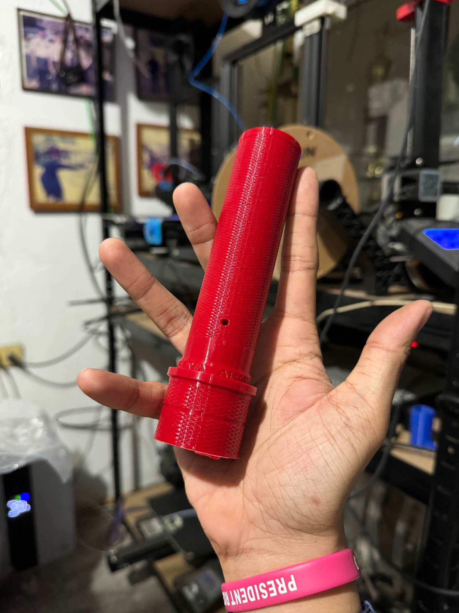 JomarX's 3D printed PLASTIC Gel Hop up PBS1 type Supp for AK Gel Blasters TOY ONLY